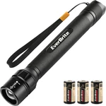 Everbrite Ultra Bright Tactical Flashlight, 600 Lumen Zoomable Adjustable Focus. Fixed Price $26.19.