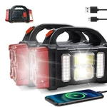 Geebonflugens Flashlight: Usb/solar, 4 Modes, Power Bank, Weatherproof. Fixed Price $28.48.