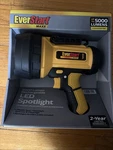 Everstart Maxx 5000 Lumens Rechargeable Lithium Battery Led Spotlight. Fixed Price $37.95.