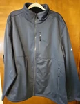 Ozark Trail Mens Jacket 2XL Gray Soft Shell Pockets Outdoor Water Resistant New. Fixed Price $23.99.
