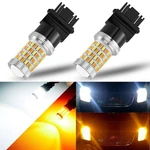 Auxlight 3157 4157 3057 3457 Switchback Led Bulbs 76SMD Chipsets White/amber .... Fixed Price $29.00.