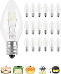 Pacetap 18PACK 7W C7 Night Light Replacement Bulbs With E12 Candelabra Base For. Fixed Price $23.32.