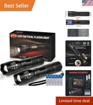 Zoomable Led Flashlights With 5 Modes: Fathers Birthday Gifts For Men Him.... Fixed Price $17.80.