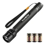 Everbrite Ultra Bright Tactical Flashlight, 600 Lumen Zoomable Adjustable Foc.... Fixed Price $27.71.