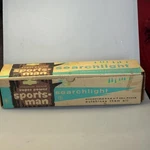 Vtg Rayovac Sportsman Searchlight Flashlight No S367F Chrome Usa Original Box. Fixed Price $77.77.
