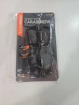 Edgewood Heavy Duty Aluminum Shape Carabiners 4 Pack With Keyrings 85LB. Fixed Price $7.80.