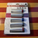 Work Aluminum Led Flashlights 3 Aaa Batteries-not Included (5 Pack). Fixed Price $10.00.