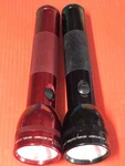 Maglite 2 Cell Incandescent Flashlights. 1 Red & Black Mag-lite. Fixed Price $15.95.