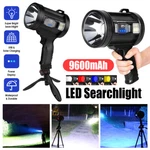 Super Bright 200000LM Led Torch Tactical Solar Flashlight Rechargeable Spotlight. Fixed Price $28.97.