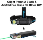 Olight Arkfeld Pro Black Cw 1300 Lu Flat Edc Flashlight & Perun Headlamp 2500L. Fixed Price $136.78.