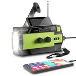 Emergency-radio,puiuisoul 4000MAH Weather Radios With Hand Crank & Solar Char.... Fixed Price $68.92.