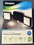 New Energizer Motion Activated Wireless Led Spotlight 600 Lumens. Fixed Price $28.70.
