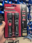 Husky Rechargeable 2-PACK Focusing Flashlight 1200 Lumens. Fixed Price $27.00.