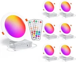 Recessed Lighting Color Changing Canless Inch, RGBCW-6 Pack. Fixed Price $88.88.