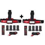 Milwaukee 600 Lumens Led Redlithium Usb Low-profile Hard Hat Headlamp (2-PACK). Fixed Price $143.98.