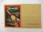 Vintage Advertising Trade Postcard Daimon Flashlights Bulbs Batteries Germany "f. Fixed Price $84.15.