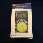 Coolgadget 8-IN-1 Cob Rechargeable Keychain Light Type-c 500 Lumens Black. Fixed Price $10.00.
