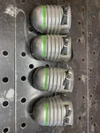 Two Pairs Ellwood Safety " Aluminum Alloy Foot Guards Size Universal 200-5.5. Fixed Price $24.99.