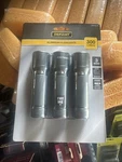 Defiant 300 Lumen Aluminum Led Flashlight 3-PACK W/ Batteries. Fixed Price $10.00.