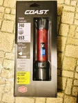 New Coast Polysteel PS600R 740 Lumens Rechargeable Waterproof Led Flashlight Red. Fixed Price $23.50.
