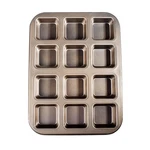 Kilimazart Mini Loaf Pan 8-CAVITY Carbon Steel Standard, Golden 12. Fixed Price $20.39.