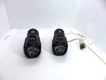 107A3 Lot Of 2 Alonefire Led Mini Flashlights Rechargeable. Fixed Price $17.95.