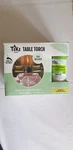 Tiki Brand Adjustable Flame Torch Glass 6.25" Pink. Fixed Price $16.95.