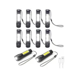 10 Pack Led Rechargeable Flashlight, Super Bright Small Minicamping... Fast Ship. Fixed Price $47.99.