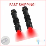 Hinsgear 2 Pack Red Flashlight Led Single Mode 1 Torch Scalable. Fixed Price $13.67.
