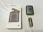 Olight Baton 3 Titanium Seasons Series (winter) 1200L Ltd Edition, Serialized. Fixed Price $125.00.