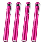 Workpro 4PC Aluminum Led Pen Flashlight Pocket 8AAA Battery. Fixed Price $18.99.