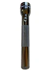 Mag-lite 3 Cell Flashlight Black Aluminum, 12.5" Length, Tested Working. Fixed Price $13.00.