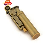 Scghbk Kerosene Trench Lighter Vintage Metal Portable Refillable Bronze. Fixed Price $34.98.