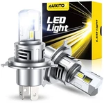 Auxito H4 Light Bulbs, 1500% Super Brighterness 1:1 Mini Size With Cooling Fa.... Fixed Price $70.86.