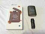 Olight Baton 3 Titanium Seasons Series (autumn) 1200L Ltd Edition, Serialized. Fixed Price $105.00.