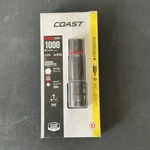 Coast G56R Rechargeable Led Flashlight 1000 Lumens IP54 Adjustable Focus 3 Modes. Fixed Price $34.00.