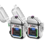 Suprus Waterproof Luminous Lighter Flashlight Windproof Arc Electric Light.... Fixed Price $42.08.
