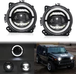 Inch Round Led Headlight Compatible With H2 2003 2004 2005 2006 2007 2008 2009. Fixed Price $456.99.