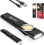 Hautmec Slim Flat Flashlight Rechargeable Work With Usb-c Fast Charging, P. Fixed Price $17.72.